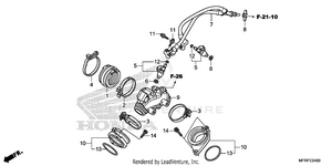 Intake Manifold@injector Schematic