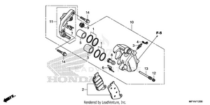 Front Brake Caliper Schematic