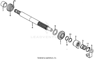 Kick Starter Spindle Schematic