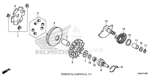 Drive Face@kick Starter  Spindle Schematic