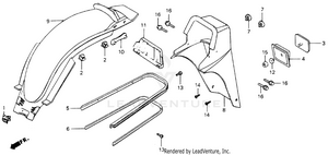 Rear Fender Schematic