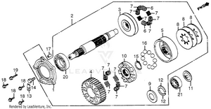Alternator Shaft Schematic