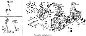 Crankcase + Oil Pump Schematic