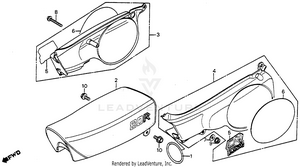 Seat + Side Cover 80-81 Schematic