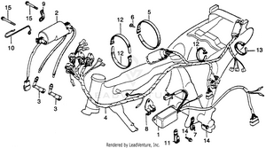 Wire Harness + Ignition Coil + C.d.i. Unit Schematic