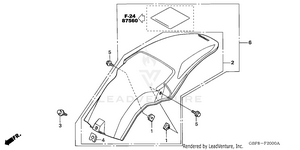 Rear Fender Schematic