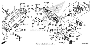 Rear Fender Schematic
