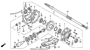 Final Driven Gear Schematic