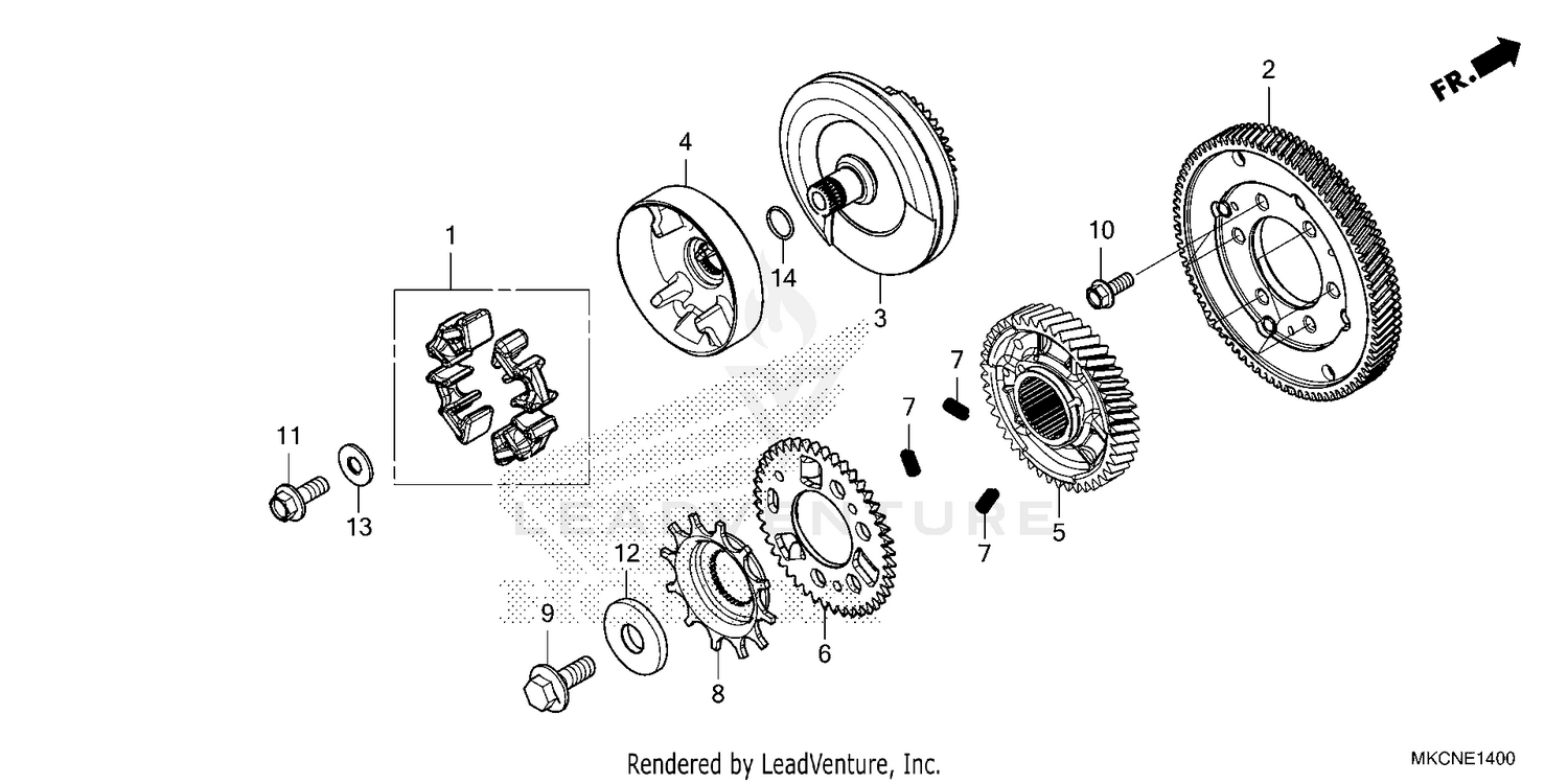PRIMARY DRIVE GEAR