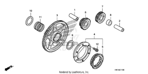 Starter Clutch Schematic