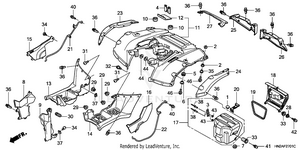 Rear Fender ('07-) Schematic