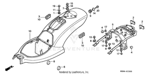 Rear Fender Schematic