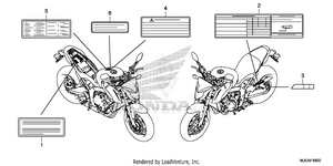Caution Label Schematic