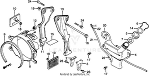 Radiator Shroud + Reserve Tank Schematic