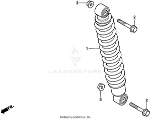 Rear Shock Absorber Schematic