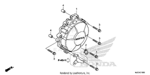 Alternator Cover Schematic