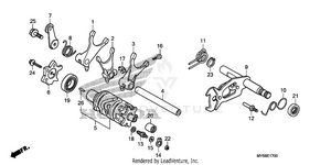 Gearshift Drum Schematic