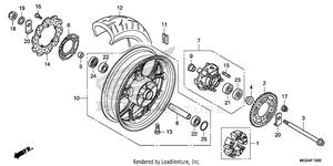 Rear Wheel Schematic