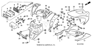 Rear Fender (1) Schematic