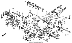 Frame + Oil Cooler Schematic