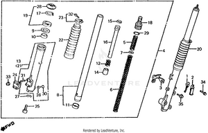 Front Fork Schematic
