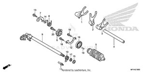 Gearshift Drum Schematic
