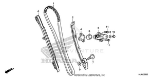 Cam Chain@tensioner Schematic