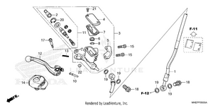 Front Brake Master       Cylinder Schematic