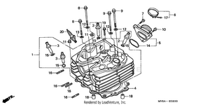 Cylinder Head Schematic