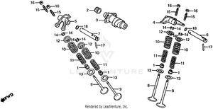 Camshaft + Valve Schematic
