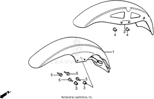 Front Fender Schematic