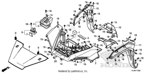 Front Fender@hood Schematic