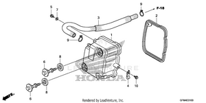 Cylinder Head Cover Schematic