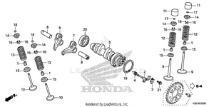 Camshaft + Valve Schematic