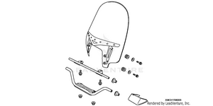 Windshield (sport-custom) Schematic