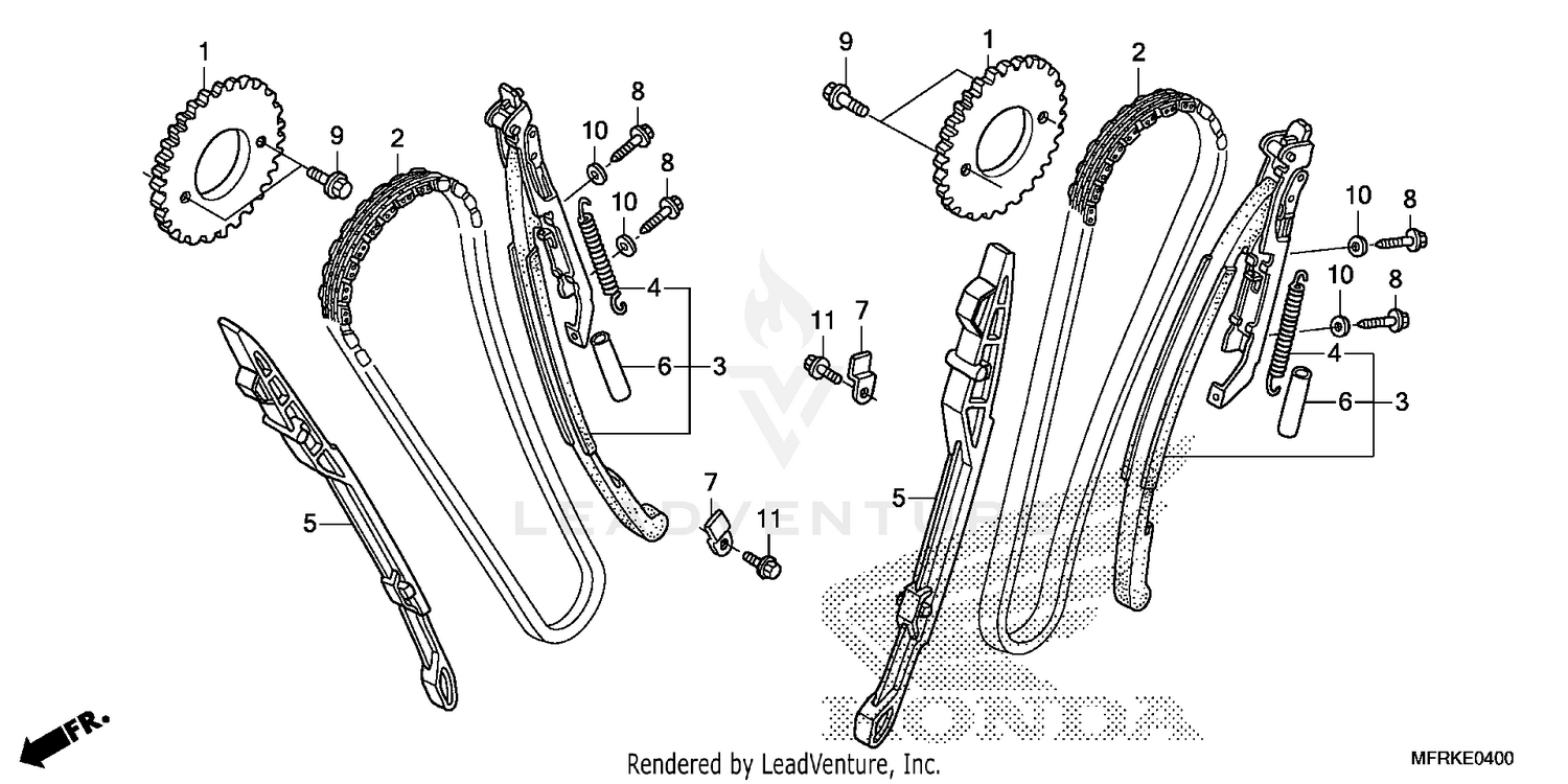 CAM CHAIN@TENSIONER