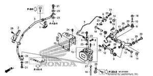 Rear Valve Unit          (cbr600ra) Schematic
