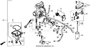 Carburetor 86-91 Schematic
