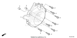 Alternator Cover Schematic