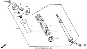 Rear Shock Absorber Schematic