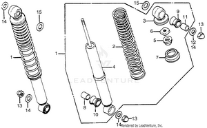 Rear Shock Absorber Schematic