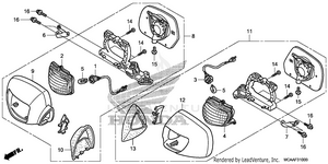 Turn Signal@mirror Schematic
