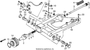 Swingarm + Driveshaft Schematic