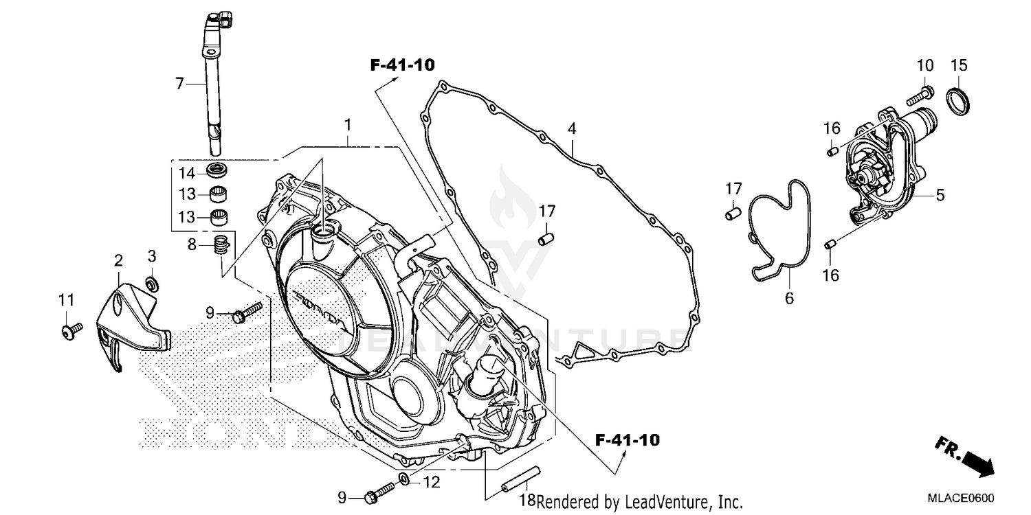 RIGHT CRANKCASE COVER    (CMX1100A/A2)
