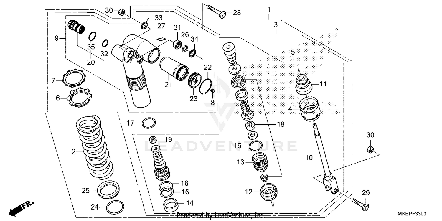 REAR SHOCK ABSORBER