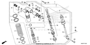 Rear Shock Absorber Schematic
