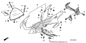 Upper Cowl Schematic