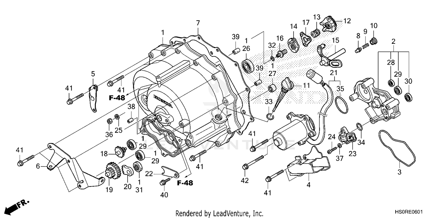 FRONT CRANKCASE COVER (2)