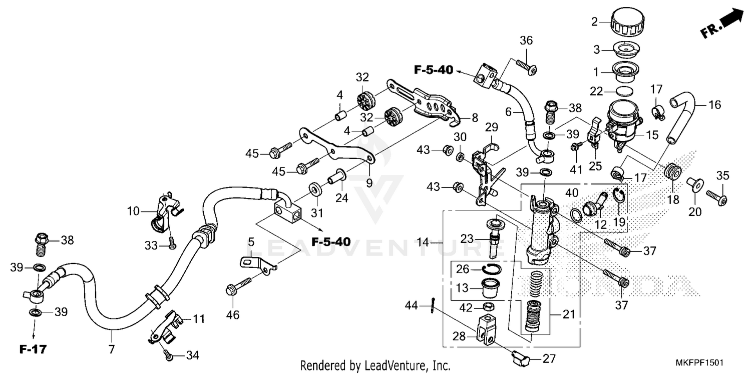 REAR BRAKE MASTER        CYLINDER (2)