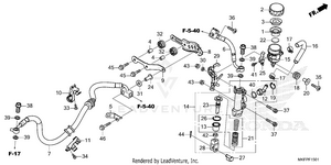 Rear Brake Master        Cylinder (2) Schematic